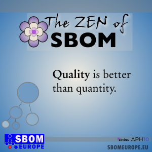 Quality is better than quantity.
