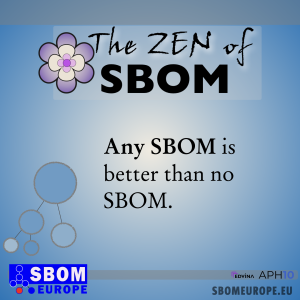Any SBOM is better than no SBOM.