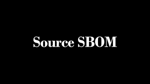 Source SBOM
